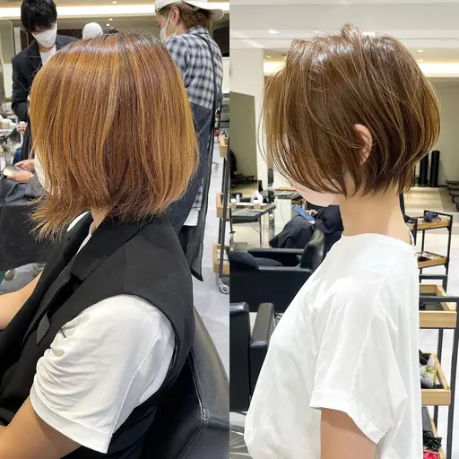 【ビフォーアフター撮影可能な方のみ💘】大人ショートカット➕艶トリートメント➕プチヘッドスパ