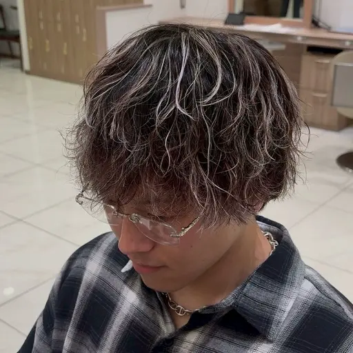 【men's ハイライト】cut + men'sハイライト(2breach込)