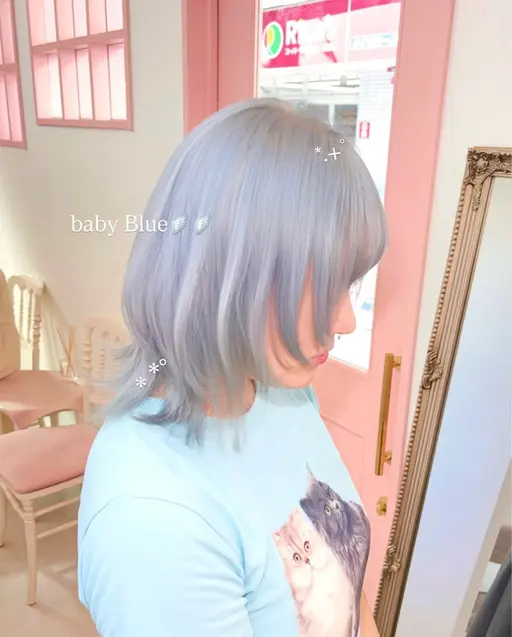 【🌟当日ご来店の方限定🩷】カット&ケアブリーチ&プレミアムケアカラー&超音波アイロントリートメント