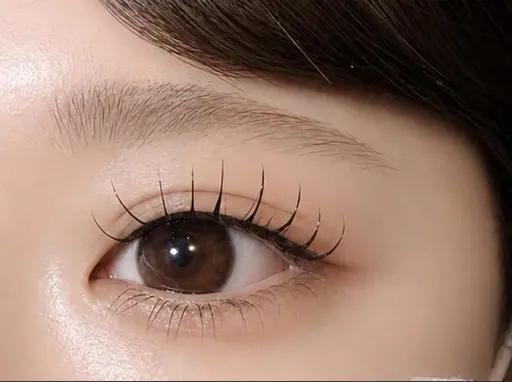 【アンドヘルシー（エクパ）】育毛束感フラットラッシュ（100本）×韓国風マツパ🤍