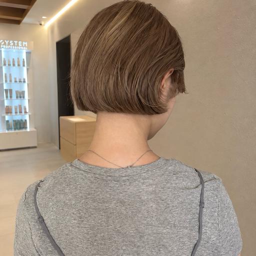 【ボブ・ショート特化】似合わせボブカット+透明感カラー