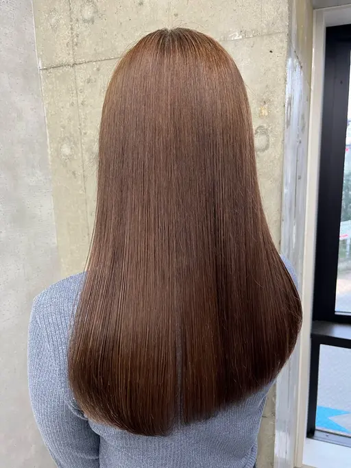 カット➕ナチュラルストレート