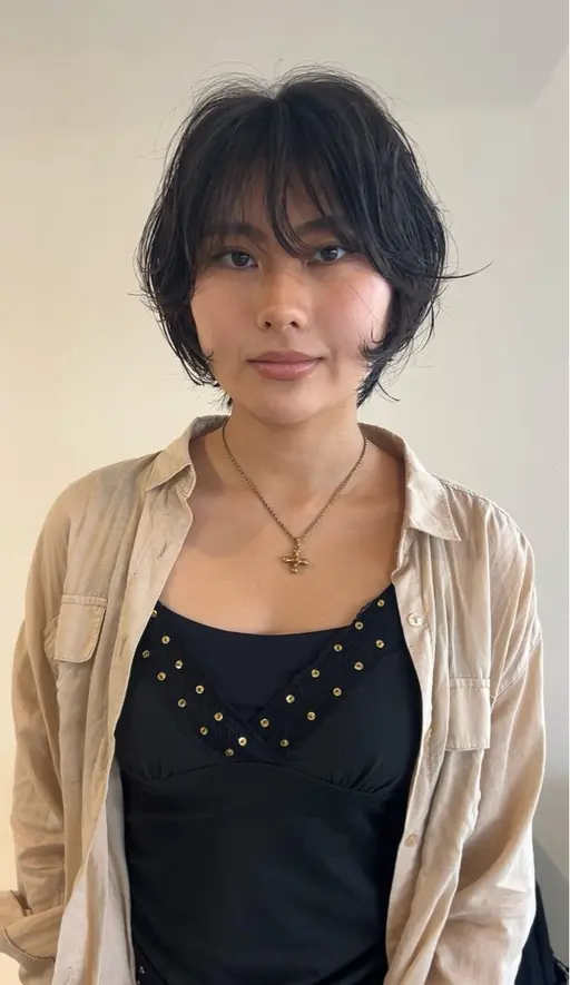 カット+海外風パーマ＋2ステップトリートメント🌿🌀¥12,000