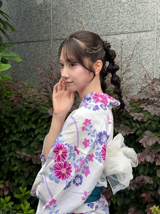 💕祭りや花火大会に💕浴衣着付け+ヘアセット👘🎀(土曜日NG❌)