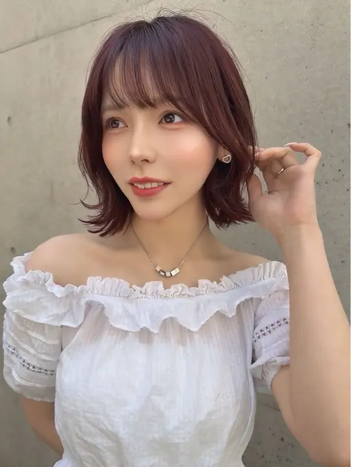 【SAYAKA限定🍒】パーソナル暖色カラー＋似合わせカット＋美髪トリートメント