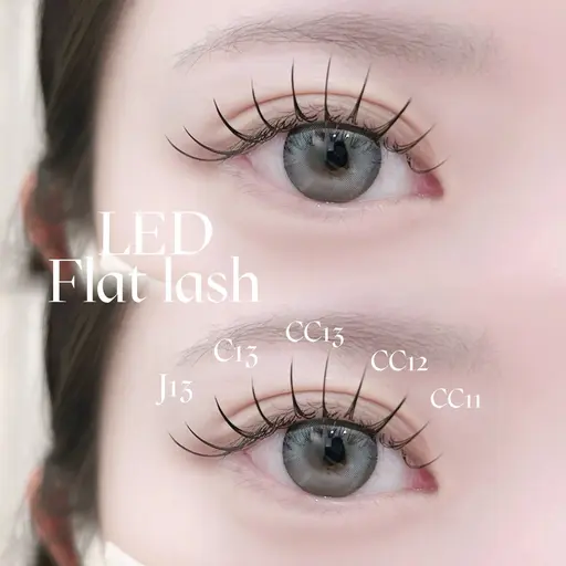 🎀10/9限定🎀LEDマツエク100本束感コーティング仕上げ付