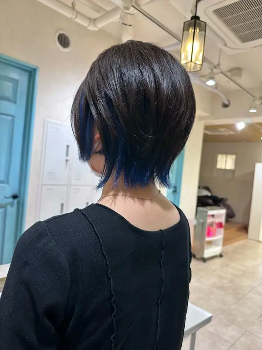 🌒minimoクーポン🌒カット➕インナーケアカラー(※インナーのみのブリーチとなります)➕艶トリートメント