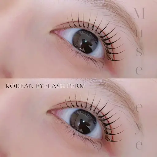 韓国まつ毛パーマ上【ミニモ限定特価20%オフ💕】韓国の商材使用・高持続低ダメージ 韓国ロッド多数◎