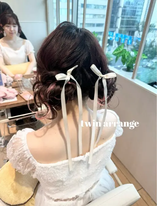 🩶大人気ヘアアレンジ🩶ゆるふわからタイトヘアまでお任せください！【7月平日&日曜日限定】浴衣アレンジもできます！