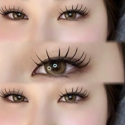 W flat lashes 100束