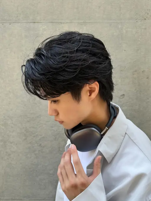 ✂️メンズ1番人気✂️メンズカット&フェザーパーマ&マイクロバブル