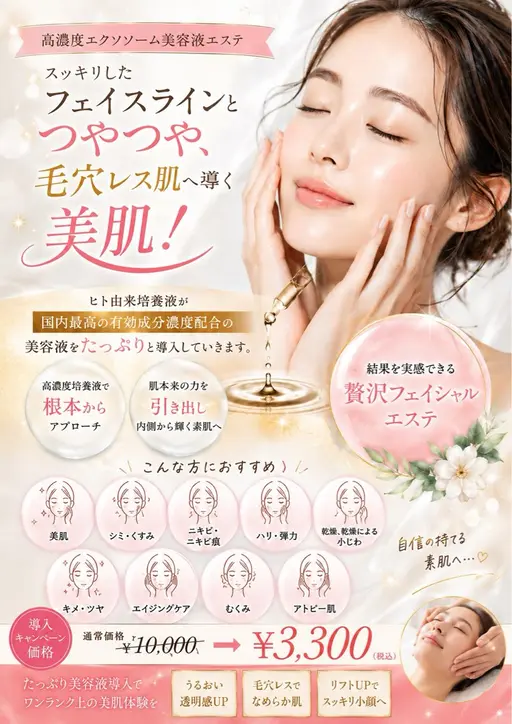エレクトロポレーションフェイシャルエステ