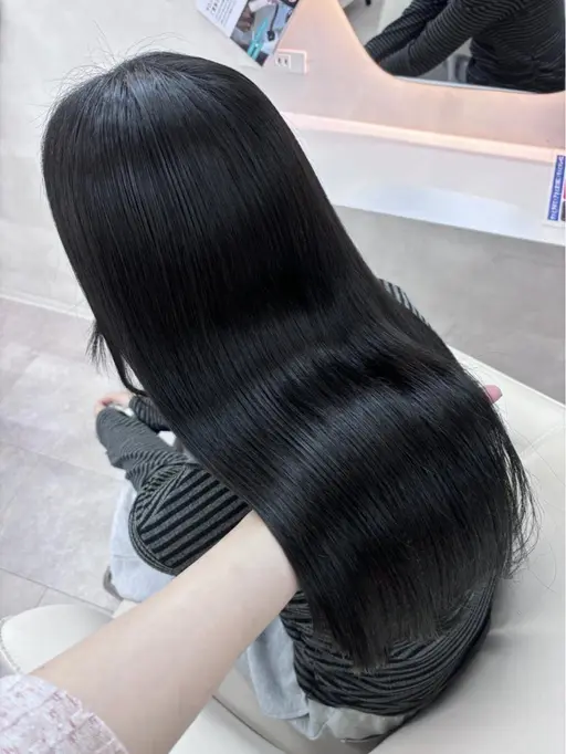 《🍒15名様限定🍒》✨ワンカラー+1stepトリートメント付き✨⚠️詳細をご確認の上ご予約ください/韓国風/髪質改善