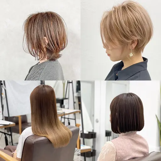 💘新規限定💘レディースカット➕カラー➕サラサラトリートメント
