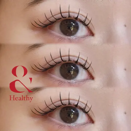 新規【&healthy/アンドヘルシー🍒】フラットラッシュ80本(マツエク&パーマ)次世代パリエク♡