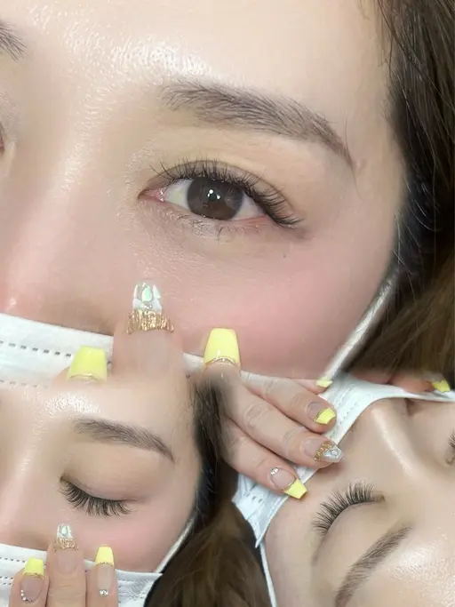 ⚠️1日2名様限定⚠️3Dボリュームラッシュつけ放題🌺(リピーター様オフ代¥800)ご新規様オフ代無料🎶✨