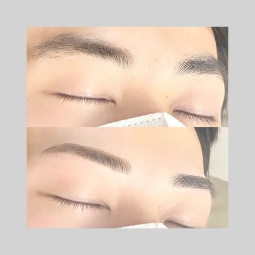 🚹【メンズ】🚹アイブロウワックス(間引き有)(メイク無)