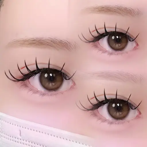 ✦ 𝐟𝐥𝐚𝐭 𝐥𝐚𝐬𝐡 ✦🤍 80本|オフ込み🎀 束感仕上げ◎