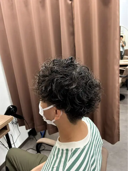 メンズカット+メンズパーマ