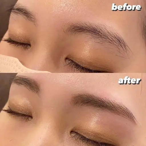 《ストレート眉×上品ナチュラル💐》毛流れ矯正➕眉wax (レディース)