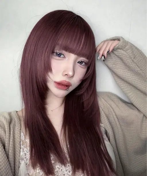 【🥀 ミニモ限定 メニュー🥀】🫧レイヤーカット+うる艶韓国カラー🫧🥀