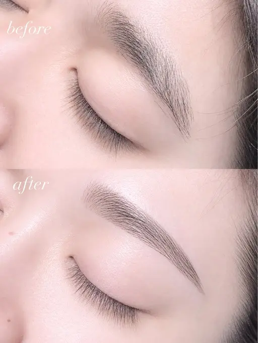 ⚡️口コミ協力&ゲリラクーポン⚡️骨格診断付き美眉スタイリング×超間引き(お顔分析→ Wax脱毛→間引き→メイク)🪽