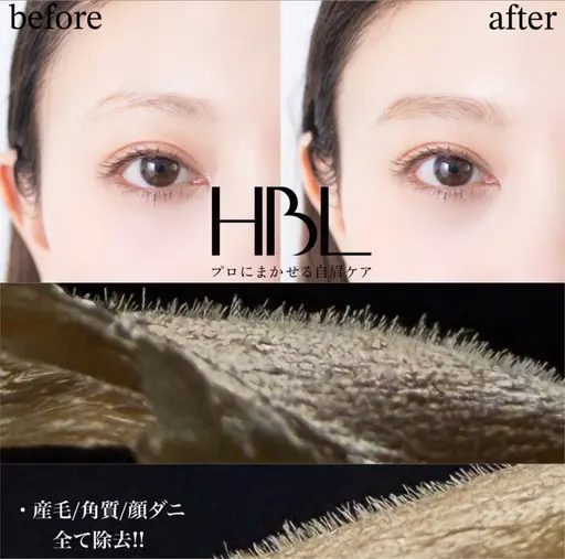 【ミニモ学割】フェイスワックス+HBL(アイブロウ)同時施術メニュー✨