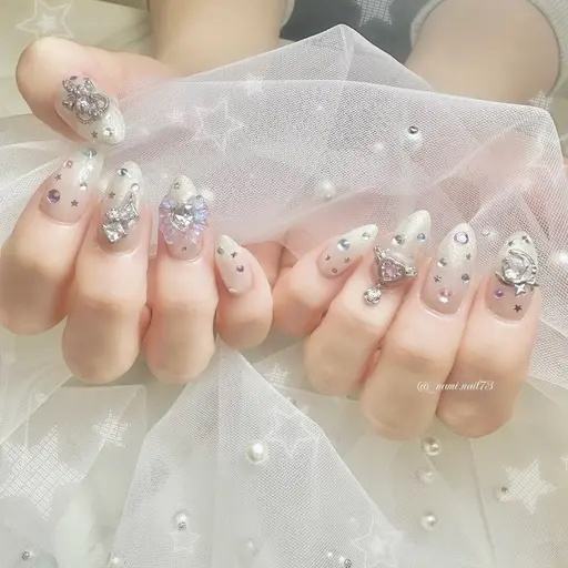 - ̗̀ ご新規様限定 ̖́-自爪ガーリー/きらきら10本アートコース🎀✨