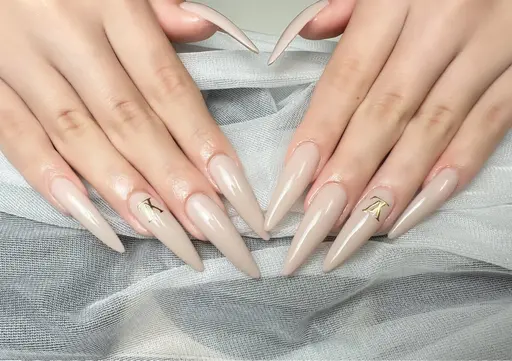 🩵【人気NO1】チップスカルプ長さだし+ワンカラーorラメグラ🩵(新規オフ込み)🩵