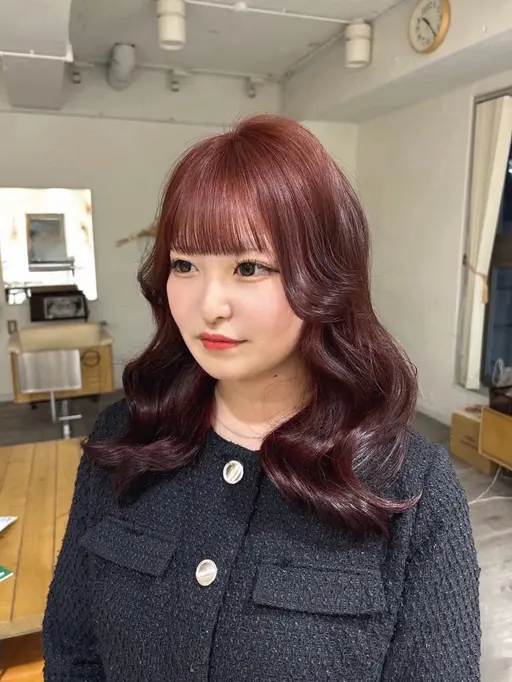 🍓茨木【ダメージ最小限◎】ブリーチなしWカラーで透明感カラー✨