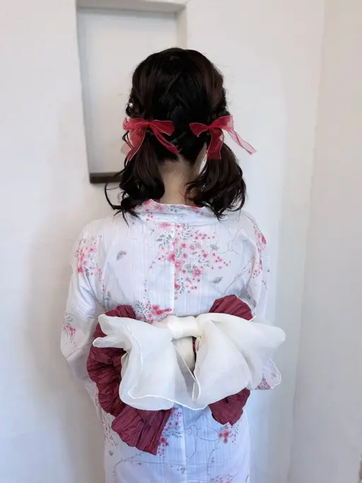 浴衣🎀着付けのみ(つけ帯&リボン帯)