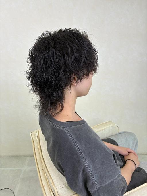 メンズカット+ツイスト系パーマ ¥7500