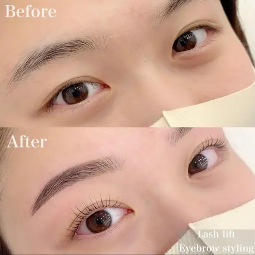 【平日限定🕊️】美眉スタイリング(wax脱毛+メイク仕上げ)※3回まで利用可能