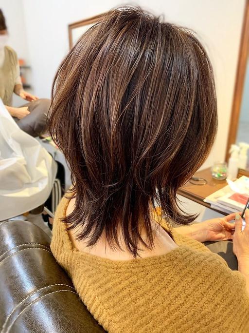 【良い感じのヘアにしたい！】Before after撮らせていただける方限定　骨格補正カット　似合わせ艶カラー