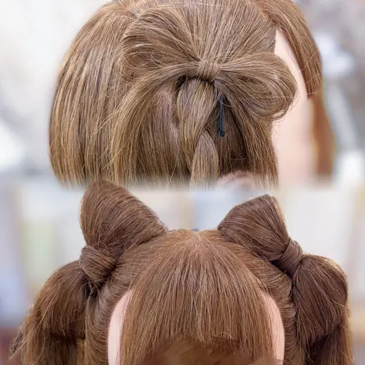 リボンヘア