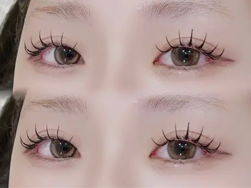 【モデル様限定 ⊹₊すっぴんでも盛れる】オフなしマツエク100本 👀 ‧₊