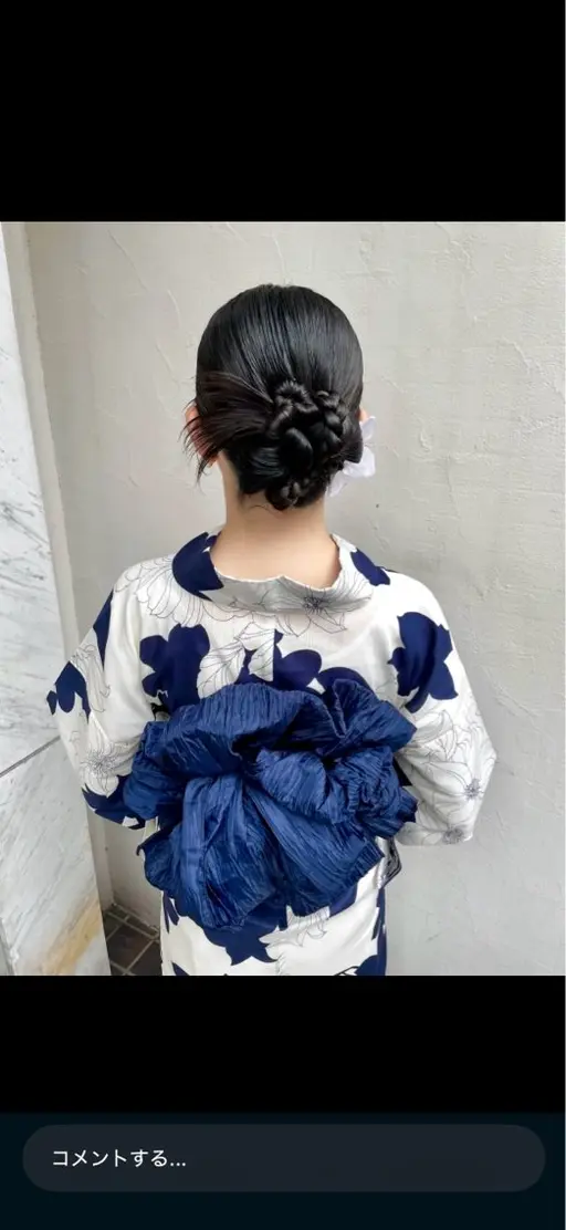 【花火大会･お祭り🌻】浴衣着付け➕簡単ヘアアレンジ