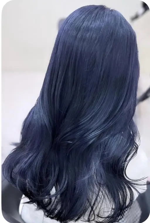 【✨プレミアムカラー✨】透明感のあるツルサラダメージレス寒色系カラー+うる艶しっかりまとまるトリートメント🫧💙👑