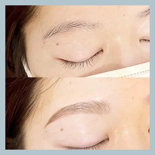 🤎眉毛WAX＋間引き＋メイク