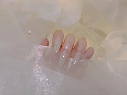 【オフあり】チップ長さだし10本ワンカラー/ラメグラ