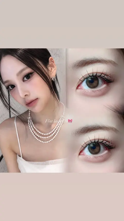【マツエク両目140本🐈⬛オフあり🧴♡】練習モデル🩰束感コーティング付き(目元撮影/口コミ可能な方限定♪)