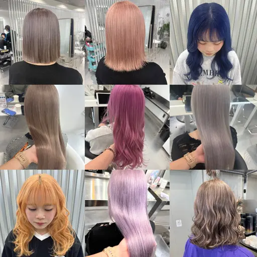 【🎀大人気メニュー🎀】ブリーチ+艶カラー🫧