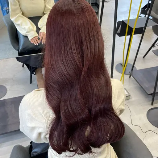 【minimo価格】🌷韓国似合わせカット+髪質改善カラー(ワンカラー)+ヘアエステ(スパ&3stepトリ)🌷ブロー込