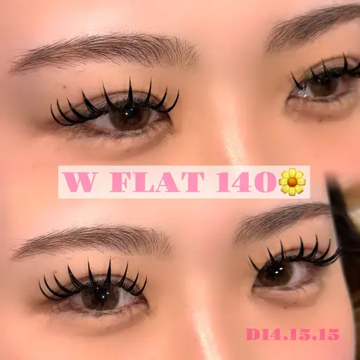 明日2日限定🉐モチ◎束感ギャル🖤【バインドorWフラット♡140束👀✨】