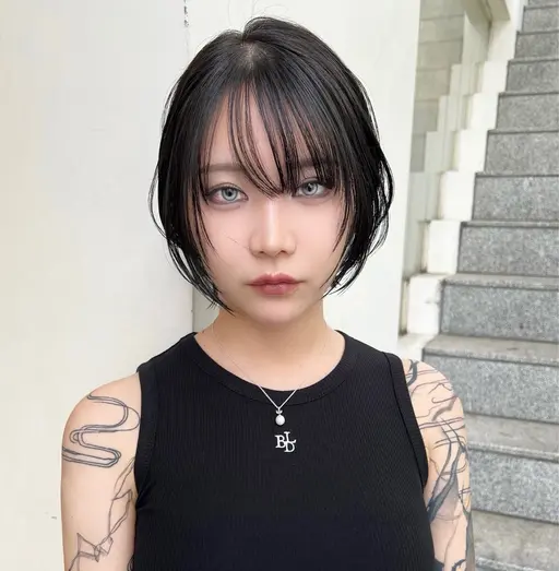 【癖毛改善】ショート、ウルフカット＆ケア縮毛矯正＆トリートメント✨