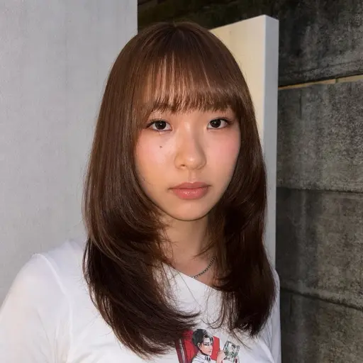 🌺🤎ブリーチを使った盛れるベージュ🤎🌺ダブルカラー(1ブリーチ＋全体カラー)＋レイヤーカット＋トリートメント