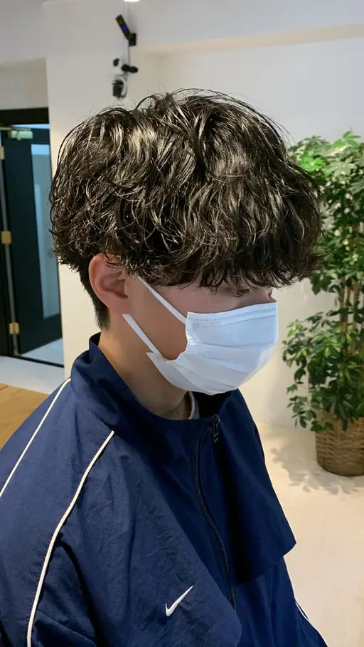 ✂️メンズカット+メンズパーマ+眉カット