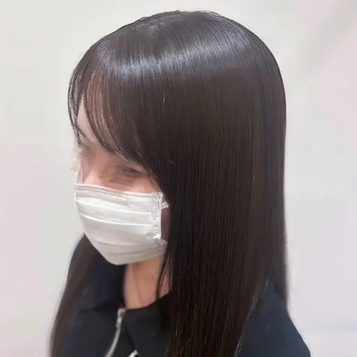 前髪ストレート✨