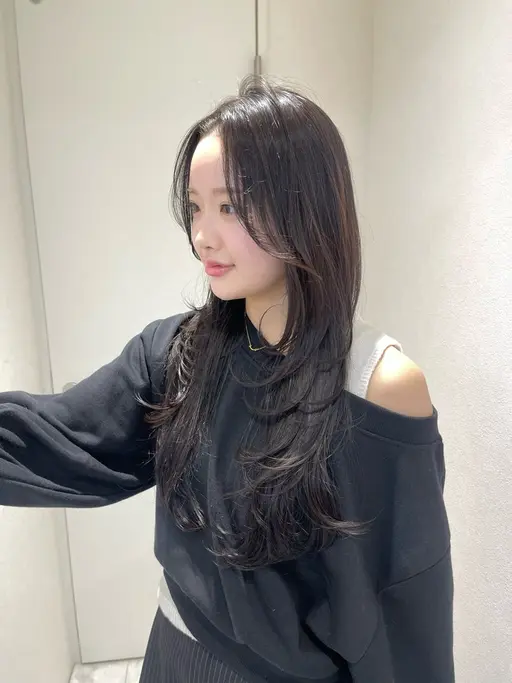 🇰🇷平日限定🇰🇷韓国レイヤーカット➕透明感カラー➕コテ巻き(韓国風/ハッシュカット)