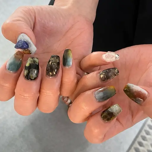 【Hand】ご新規様他店ソフトジェルオフ込み🌞手描き10本アート🎨